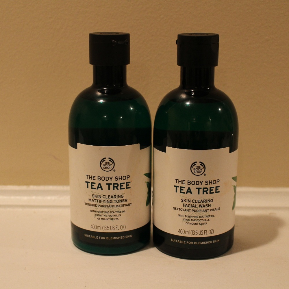 The Body Shop Tea Tree Facial cleanser & toner